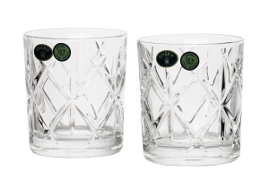 YORK Set 6 pahare cristal Bohemia whisky 320 ml