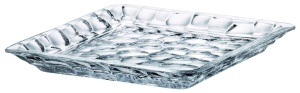 MARBLE Platou sticla cristalina Bohemia 26 cm