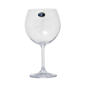 SYLVIA Set 6 pahare sticla cristalina Bohemia vin rosu balon 460 ml