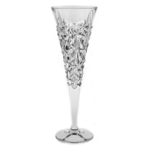 GLACIER Set 6 pahare cristal Bohemia sampanie 200 ml