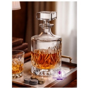 WICKER Decantor whisky cristal Bohemia 800 ml