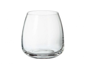 ANSER Set 6 pahare sticla cristalina whisky 400 ml