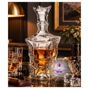 LADY Decantor cristal Bohemia whisky 700 ml