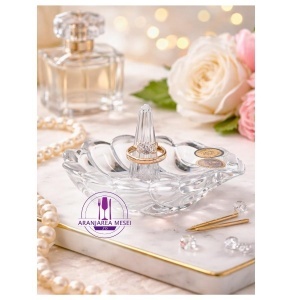 Suport inele cristal Bohemia model "SCOICA"