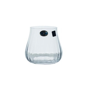 LIMOSA OPTIC Set 6 pahare sticla cristalina Bohemia whisky 340 ml