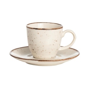 NAXOS Serviciu cafea portelan 6 persoane 90 ml