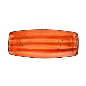 ANDALUZ Platou portelan rectangular rosu 36.7*15.2*2.4 cm