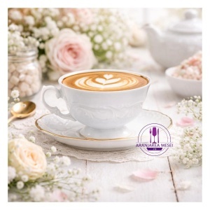 CLARA Serviciu ceai/cafea portelan 6 persoane 250 ml