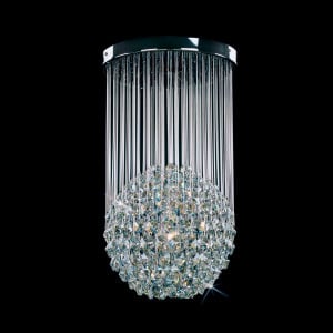 Plafoniera cristal cu 1 bec - CB 0938/00/001