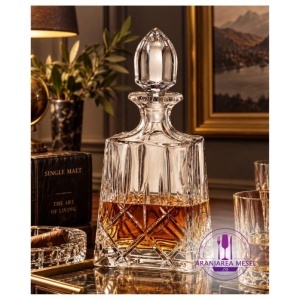 SHEFFIELD Decantor cristal Bohemia whisky 1000 ml