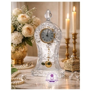 Ceas cu pendul cristal Bohemia 30.5 cm