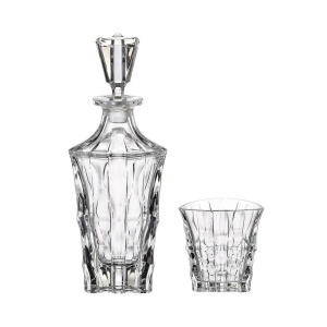 CITADELA Set 6 pahare si decantor cristal Bohemia whisky