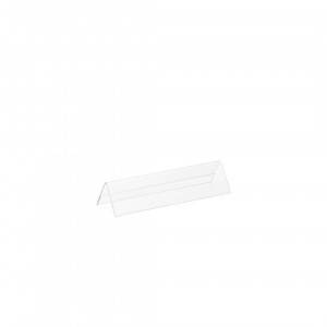 Kétoldalas névtartó L105 x H40mm