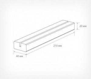 Fából készült állvány, A4 és A5 Pvc prezentációs táblákhoz