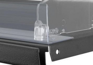 Öntapadós kidőlés-gátló 30x30mm Plexiglasból