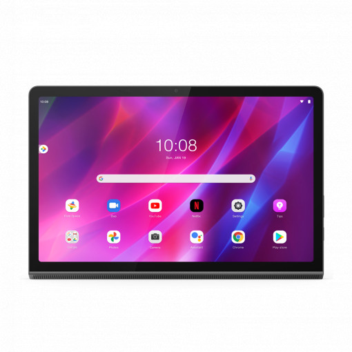 Tableta Lenovo Yoga Tab 11 YT-J706X, 11" 2K (2000x1200) IPS 400nits Anti-fingerprint, Dolby® Vision™, Touch, In-cell, 10-point Multi-touch, CPU: MediaTek Helio G90T (8C, 2x A76 @2.05GHz + 6x A55 @2.0GHz), video: Integrated ARM Mali-G76 MC4 GPU, Chipset: