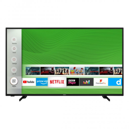 LED TV HORIZON 4K-SMART 50HL7530U/B, 50" D-LED, 4K Ultra HD (2160p), HDR10 / HLG + MicroDimming, Digital TV-Tuner DVB-S2/T2/C, CME 400Hz, HOS 3.0 SmartTV-UI (WiFi built-in) +Netflix +AmazonAlexa +Youtube, 1xLAN (RJ45), Wireless Display, DLNA 1.5,