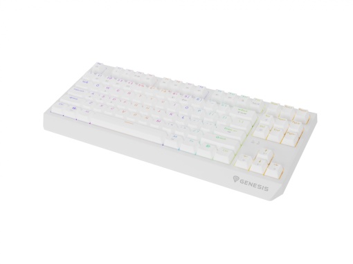Tastatura WS Genesis Thor 230 TKL R alb