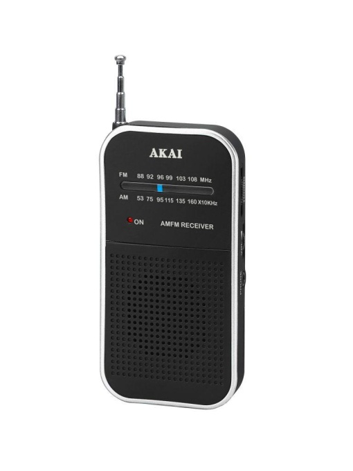 Radio Portabil Akai APR-350 0.3 W, negru