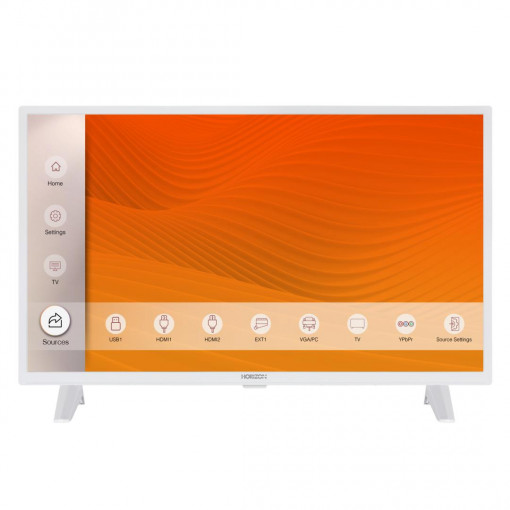 LED TV HORIZON 32HL6301H/B, 32" D-LED, HD Ready (720p), Digital TV-Tuner DVB-S2/T2/C, CME 100Hz, Contrast 4000:1, 300 cd/m2, 1xCI+, 2xHDMI (v1.4), 1xD-Sub (15-PIN), USB Player (AVI, MKV, H.265/HEVC, JPEG), Hotel TV Mode (Passive), VESA 75 x 75 mm | M4,