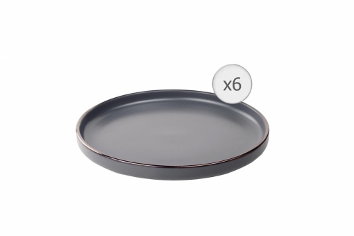 SET 6 F.DESERT, CERAMICA 20 CM, CALYPSO