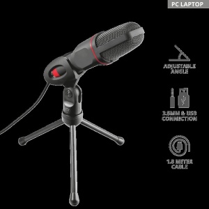 Microfon Trust GXT 212 USB, negru - Img 3