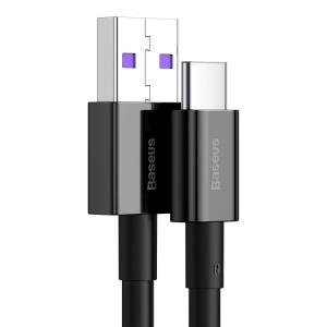Cablu Baseus Superior CATYS-A01 2m, negr - Img 1