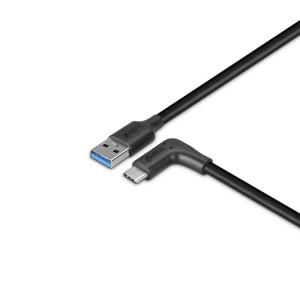Cablu Lindy USB A la C, 90° 1m negru - Img 9