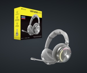 Casti Gaming CR VIRTUOSO MAX WIR SILVER - Img 1