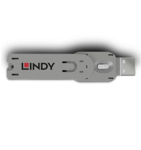 Lindy USB Type A Port Blocker Key, alb - Img 2