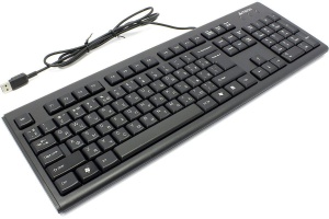 Tastatura A4Tech KR-83 cu fir, negru - Img 1