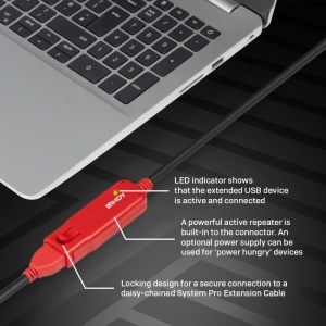 Cablu Lindy 12m USB 2.0 Active Extension - Img 10