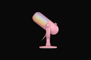 Microfon Razer Seiren V3 Chroma RGB roz - Img 6