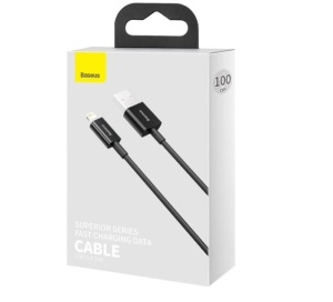 Cablu Baseus Superior CALYS-A01 1m, negr - Img 5