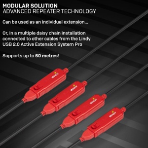 Cablu Lindy USB 2.0, 8m, Active Extensio - Img 10