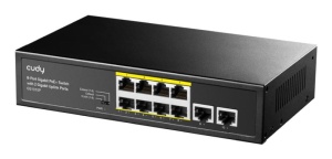 CUDY 8-Port Gigabit PoE+ Switch 2 Gigabi - Img 3