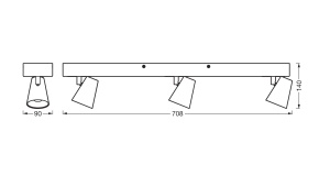 DECOR SP NEPTUNE 708MM 26W SEL WT LEDV - Img 3