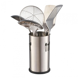 SUPORT USTENSILE INOX,D:10 CM,H:18 CM - Img 2