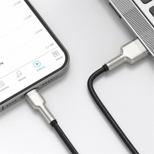 Cablu Baseus Cafule USB-Lighting, negru - Img 9