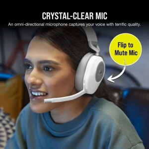 Corsair HS32 WIRELESS HEADSET WHITE V2 - Img 12