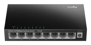 CUDY 8-Port 10/100 Mbps Metal Switch - Img 2