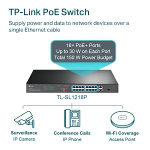TPL SW 16P-POE ,2P-GB SFP UNMNGD RM - Img 6