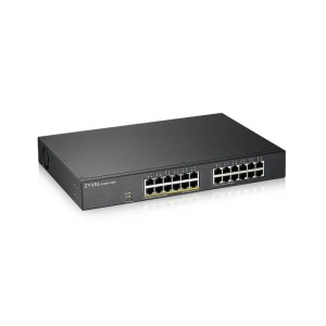 Zy GS1900-24, 24-port GbE L2, 12 Prt POE - Img 3