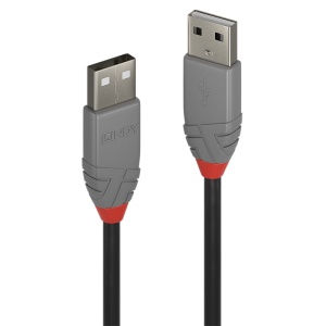 Cablu Lindy 0.5m USB 2.0 Type A, Anthra - Img 3