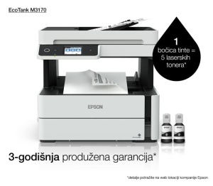 EPSON E-T M3170 CISS MONO INKJET MFP - Img 6