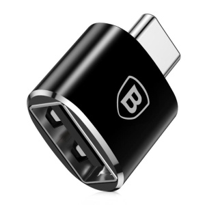 Adaptor Baseus Mini OTG CATOTG-01, negru - Img 1