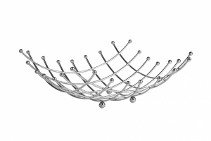 COS FRUCTE METALIC 26x26x9 CM - Img 2