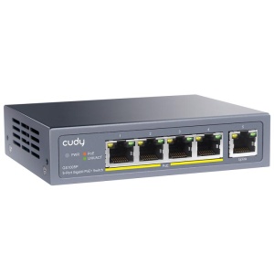 CUDY 5-Port Gigabit PoE+ Switch 60W - Img 4