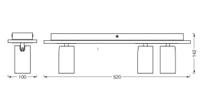 DECOR SPOT MERCURY 3X3.4W927GU10 WTLEDV - Img 3