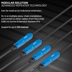 Lindy Cablu USB 3.0 Ext. Activ 10m Pro - Img 8